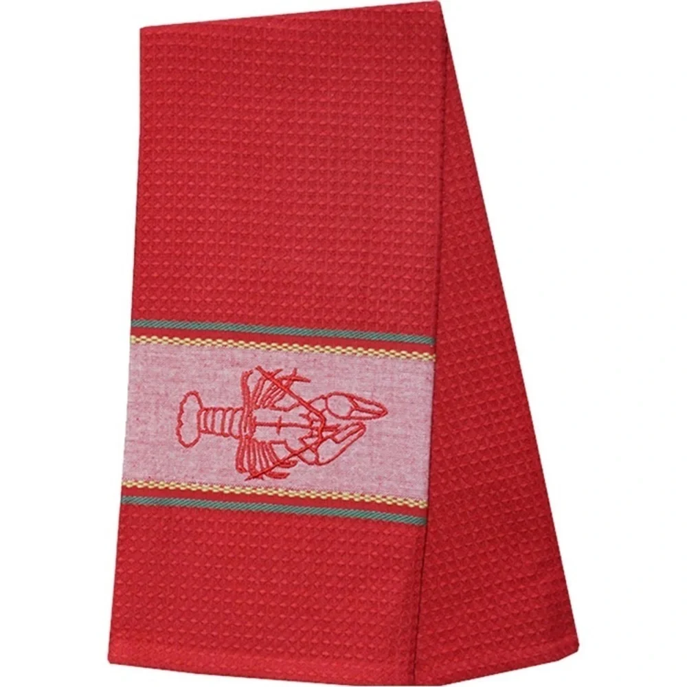 Michaelian Home Lobster & Crab Embroidered Towels!